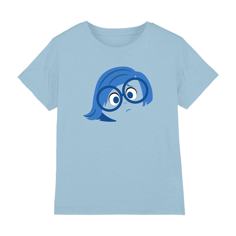 Light Blue - Disney - Disney Inside Out Sadness Face Kids T-Shirt Light - 1