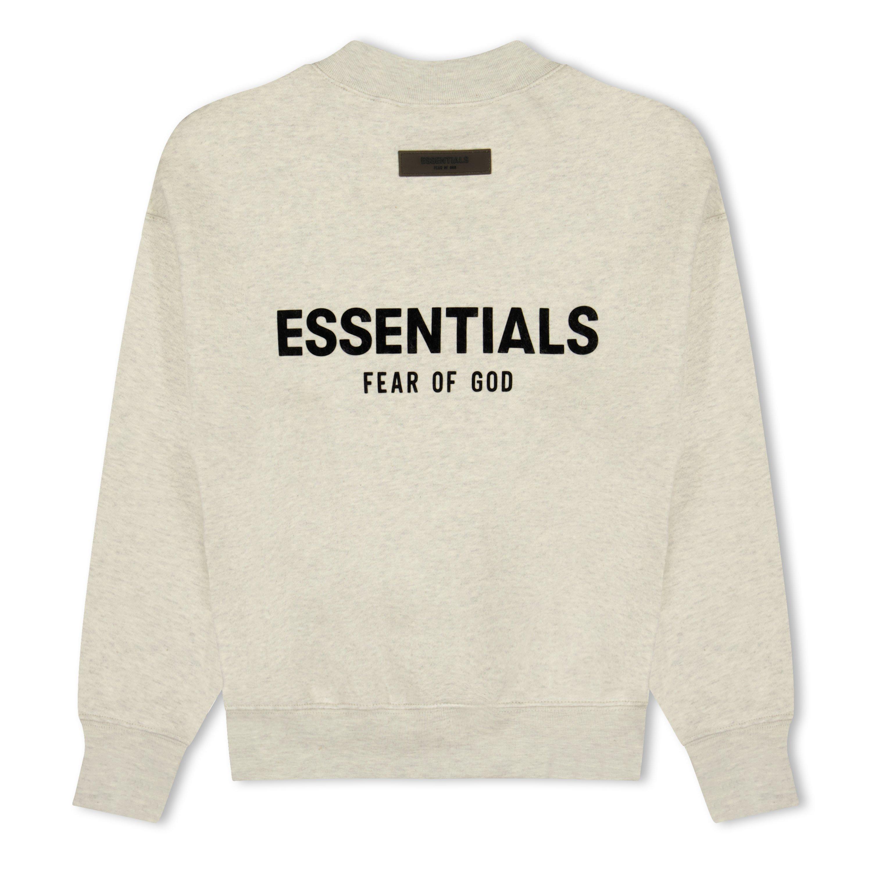 Light Oatmeal - Fear Of God Essentials - Unisex Kids' Crew Neck Jumper - 2