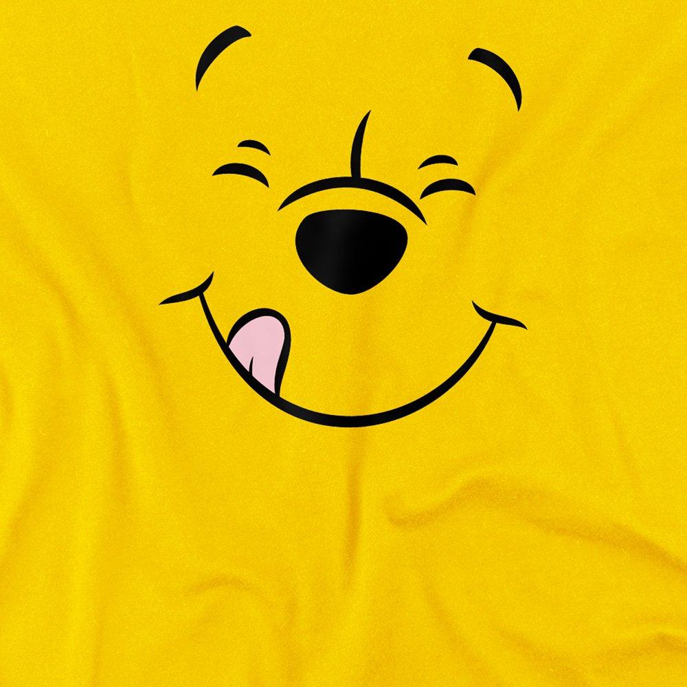 Yellow - Winnie The Pooh - Disney Winnie The Pooh Face Kids T-Shirt Yellow - 2
