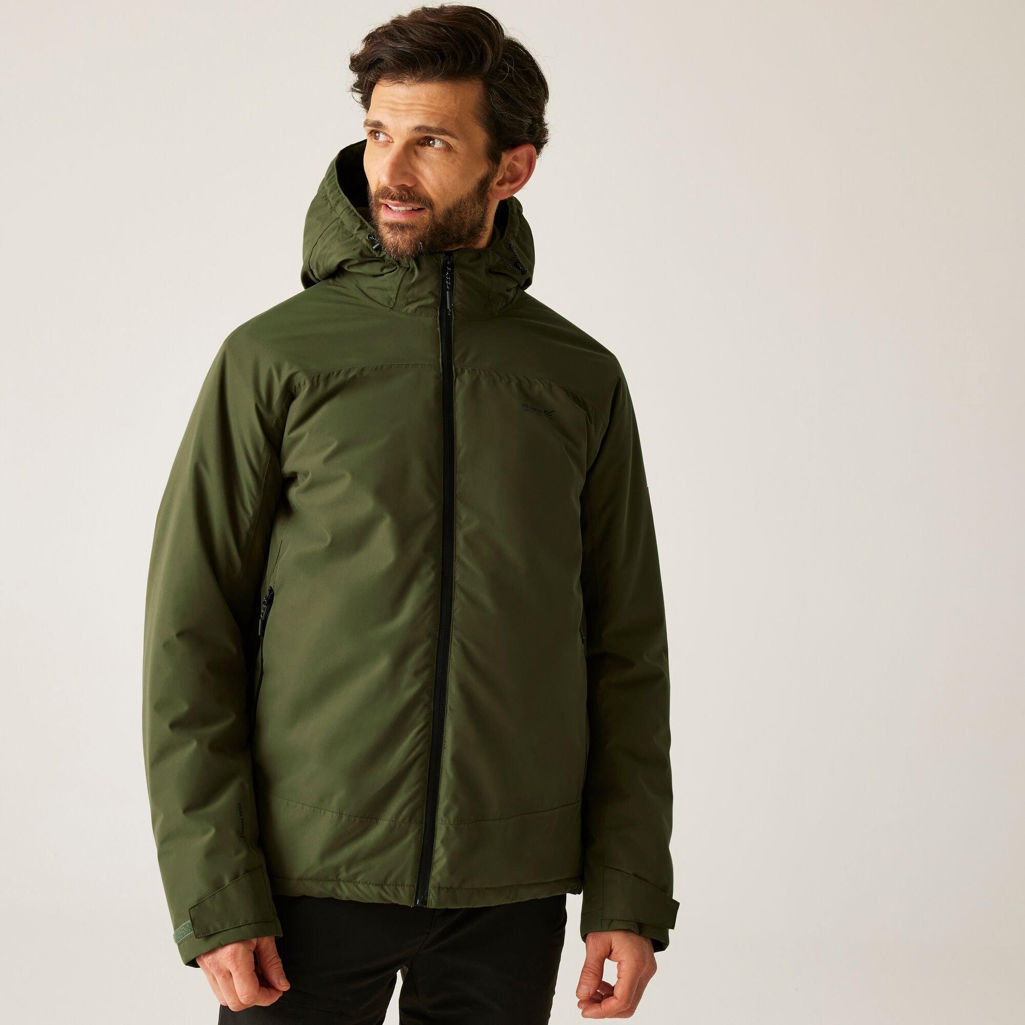 Olive Green - Regatta - Men's Frelton Waterproof Insulated Jacket - 2