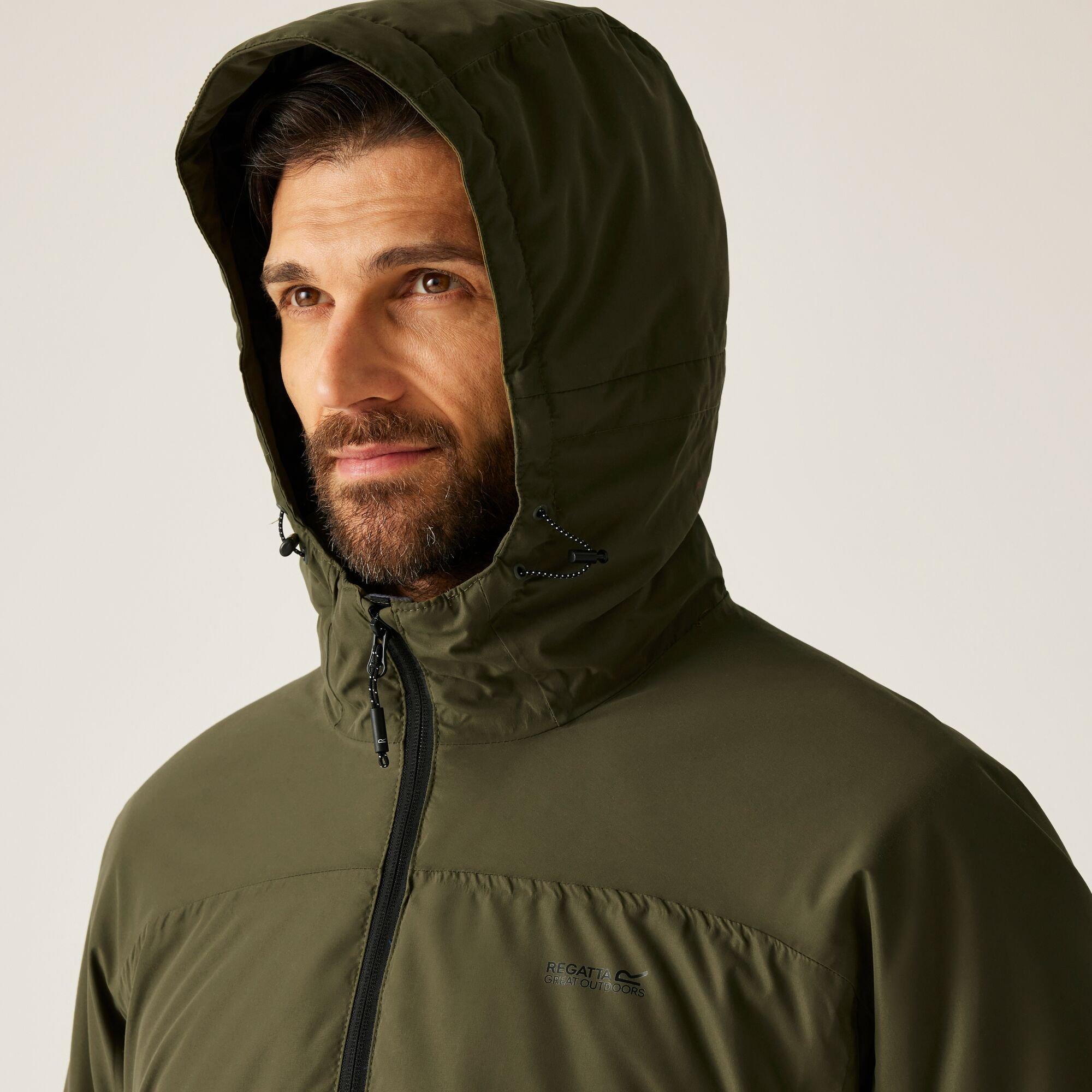 Olive Green - Regatta - Men's Frelton Waterproof Insulated Jacket - 9