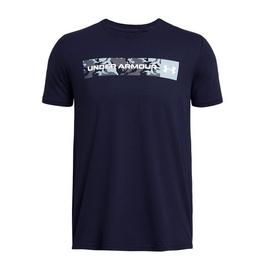 Under Armour Camo Chest Stripe T Shirt