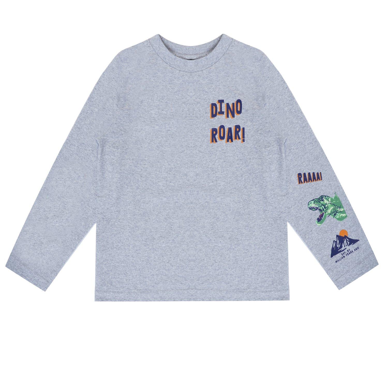 Multi - Firetrap - Dino 2 Pack Long Sleeve T-Shirts - 5