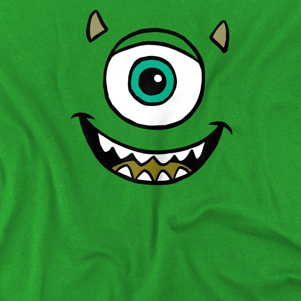 Bright Green - Disney - Disney Monsters Inc Mike Wazowski Face Kids T-Shir - 2