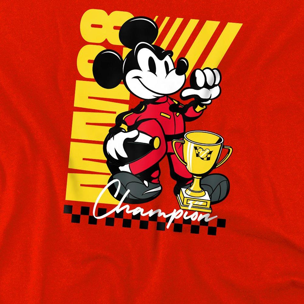 Red - Disney - Mickey Mouse Champion Trophy Kids T-Shirt Red - 2