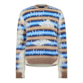 Amiri Wool Blend Logo Sweater