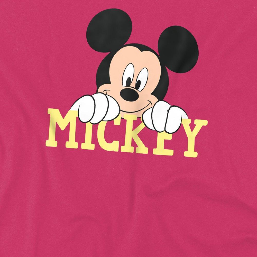 Fuchsia - Mickey Mouse - Mickey Mouse Cute Face T-Shirt Fuchsia - 2