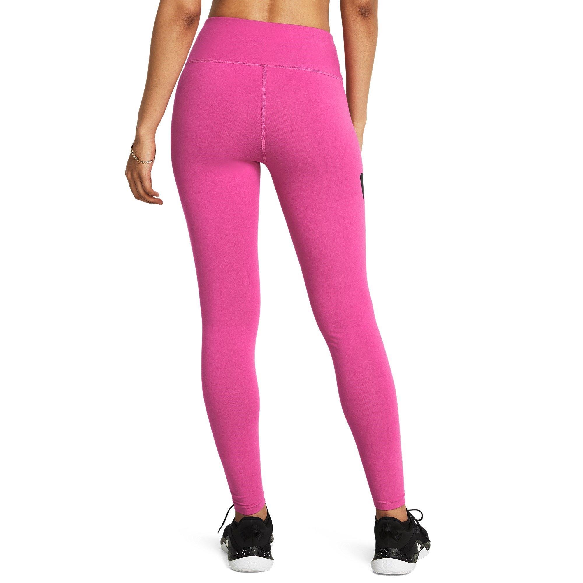 Astro Pink/Blac - Under Armour - Campus Leggings Womens - 3