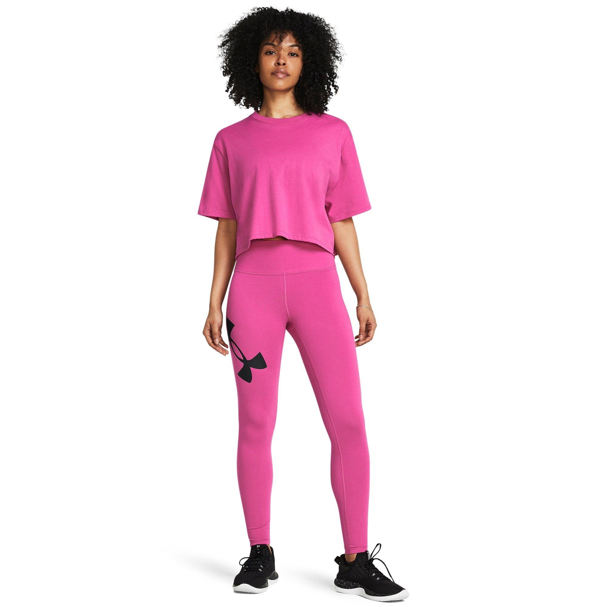 Astro Pink/Blac - Under Armour - Campus Leggings Womens - 4