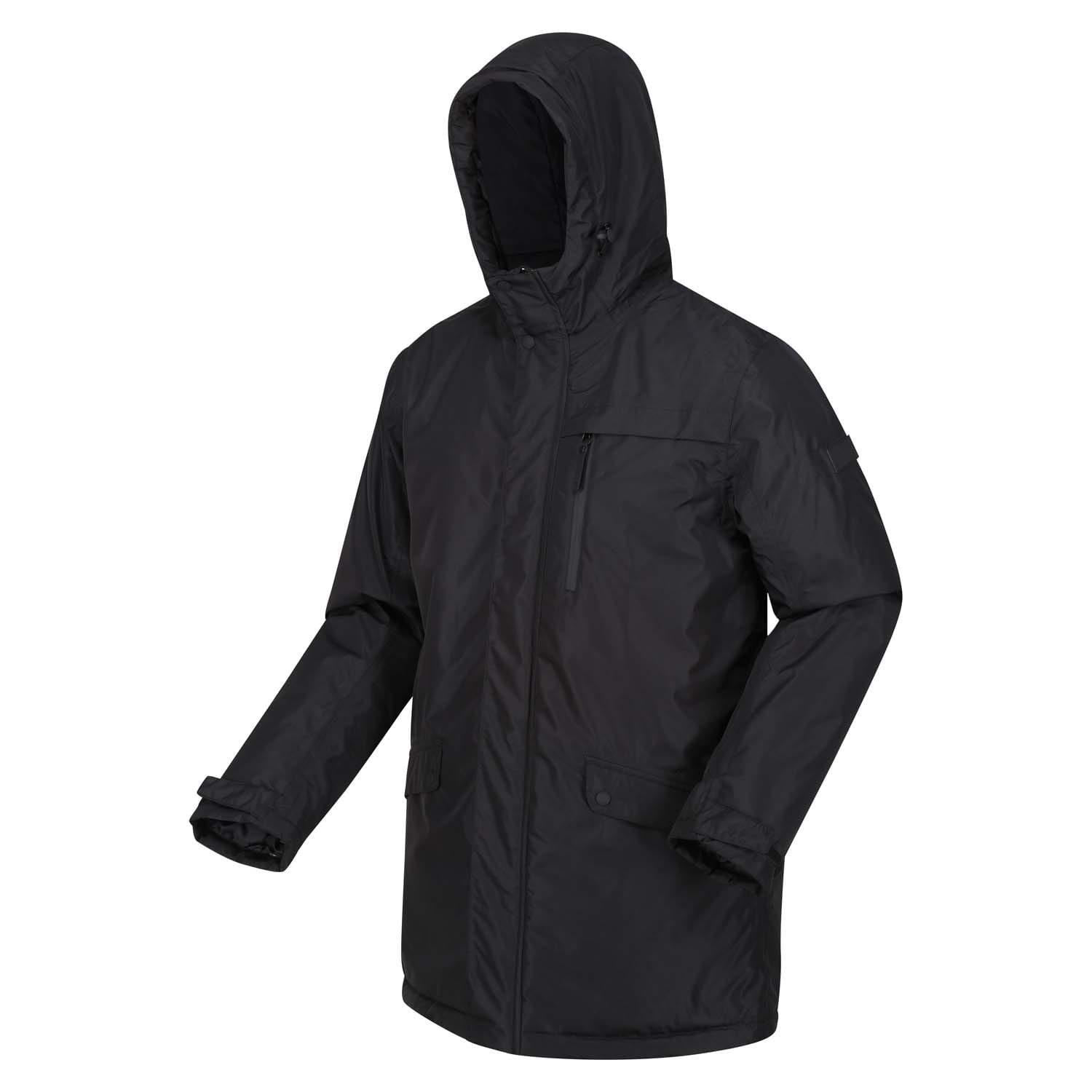 Black - Regatta - Penbreck Insulated Waterproof Parka Jacket - 3