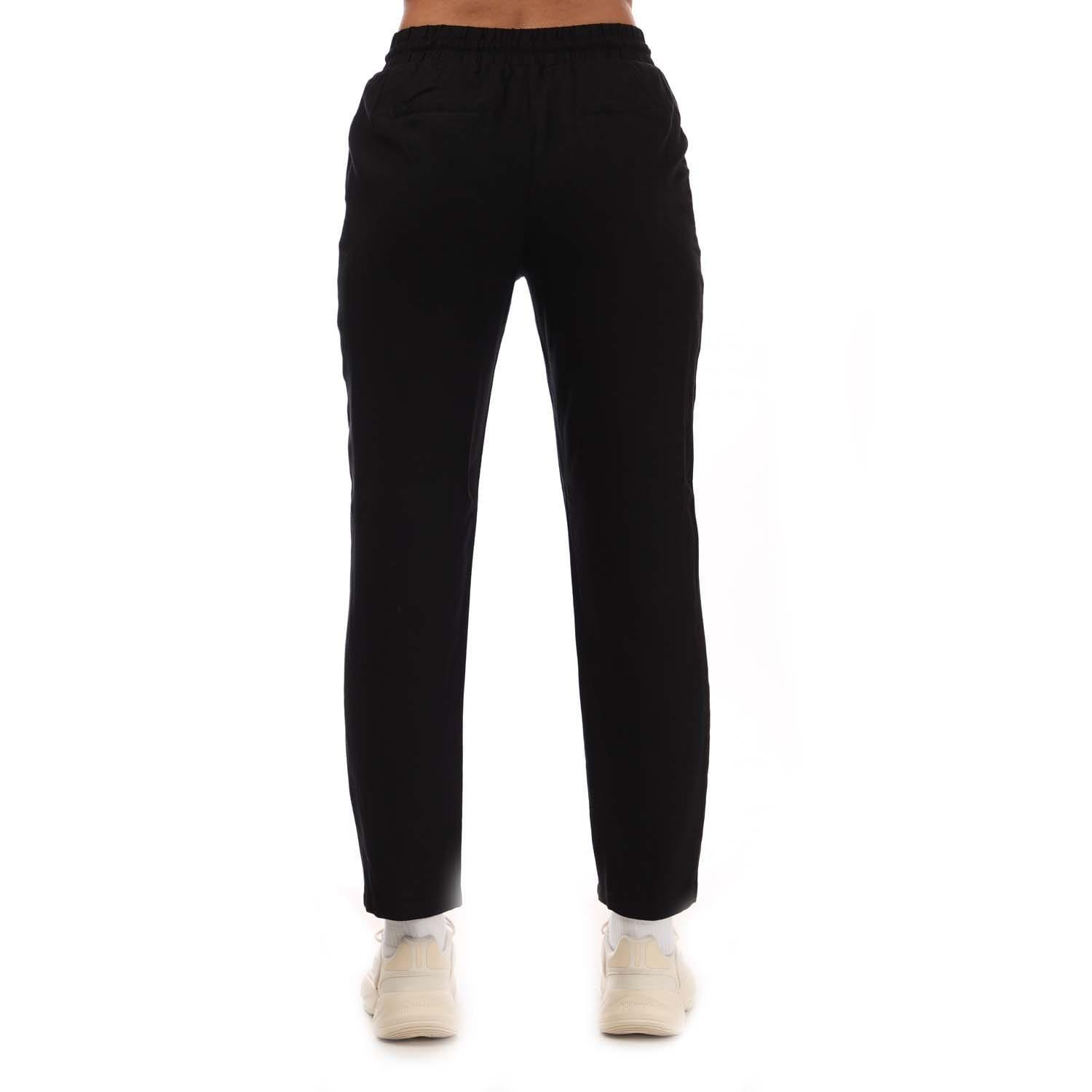 Black - Vero Moda - Jesmilo Linen Blend Trousers - 2