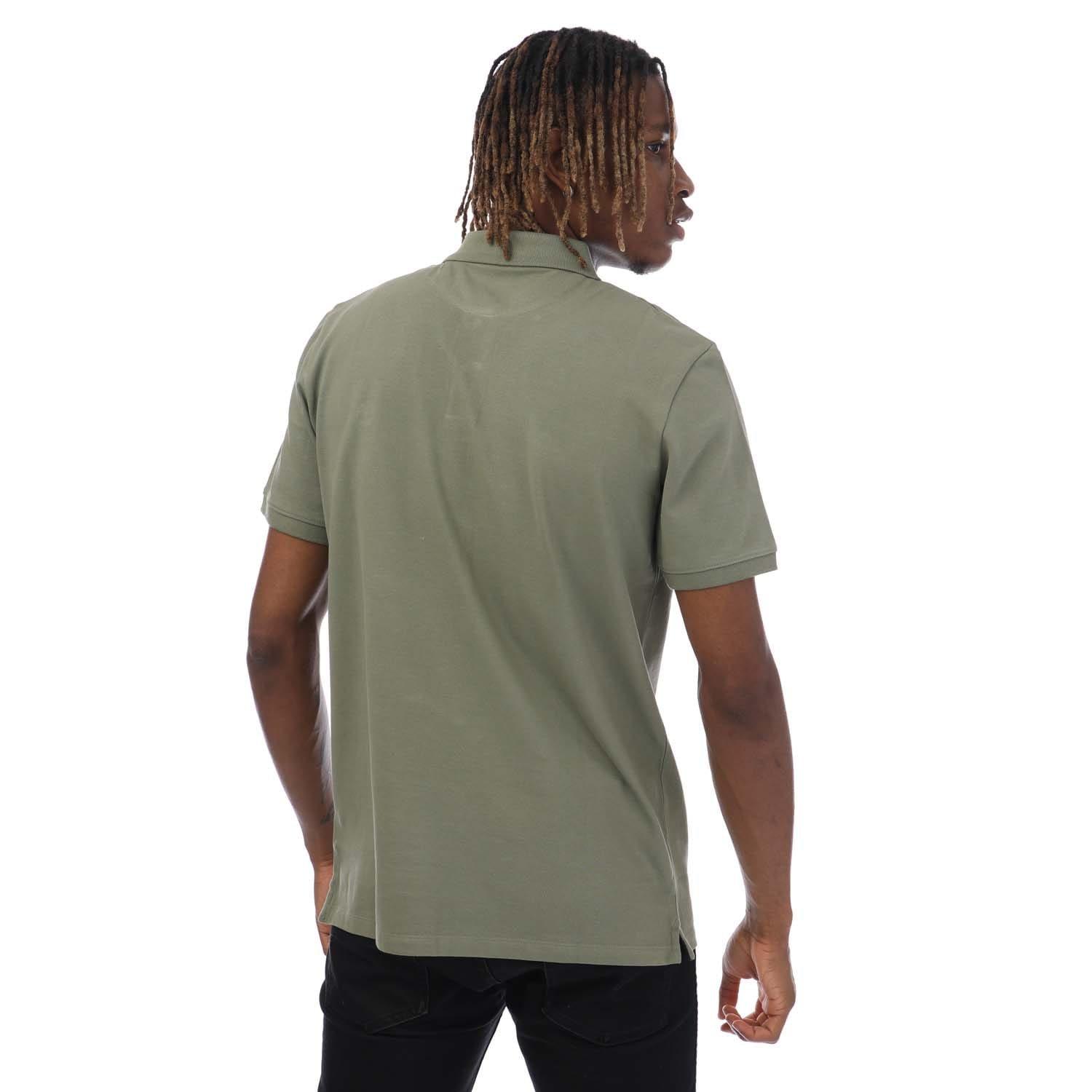 Khaki - Timberland - Millers River Pique Polo Shirt - 2