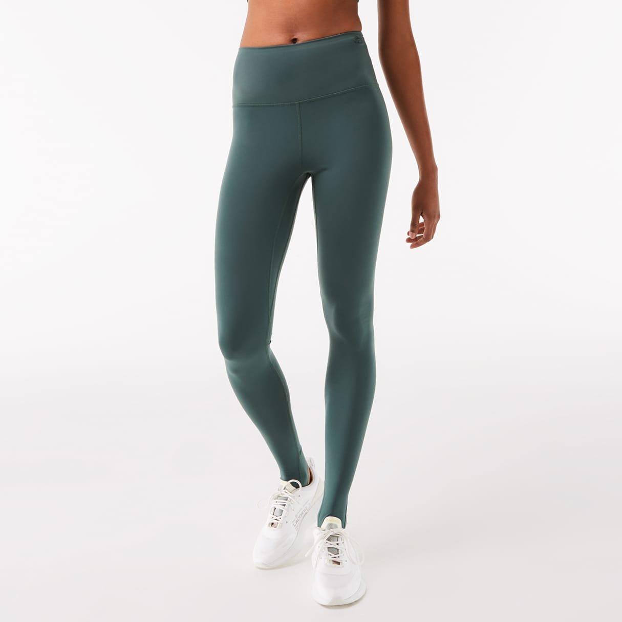 Green - Lacoste - Collapsible Stirrup Leggings - 1