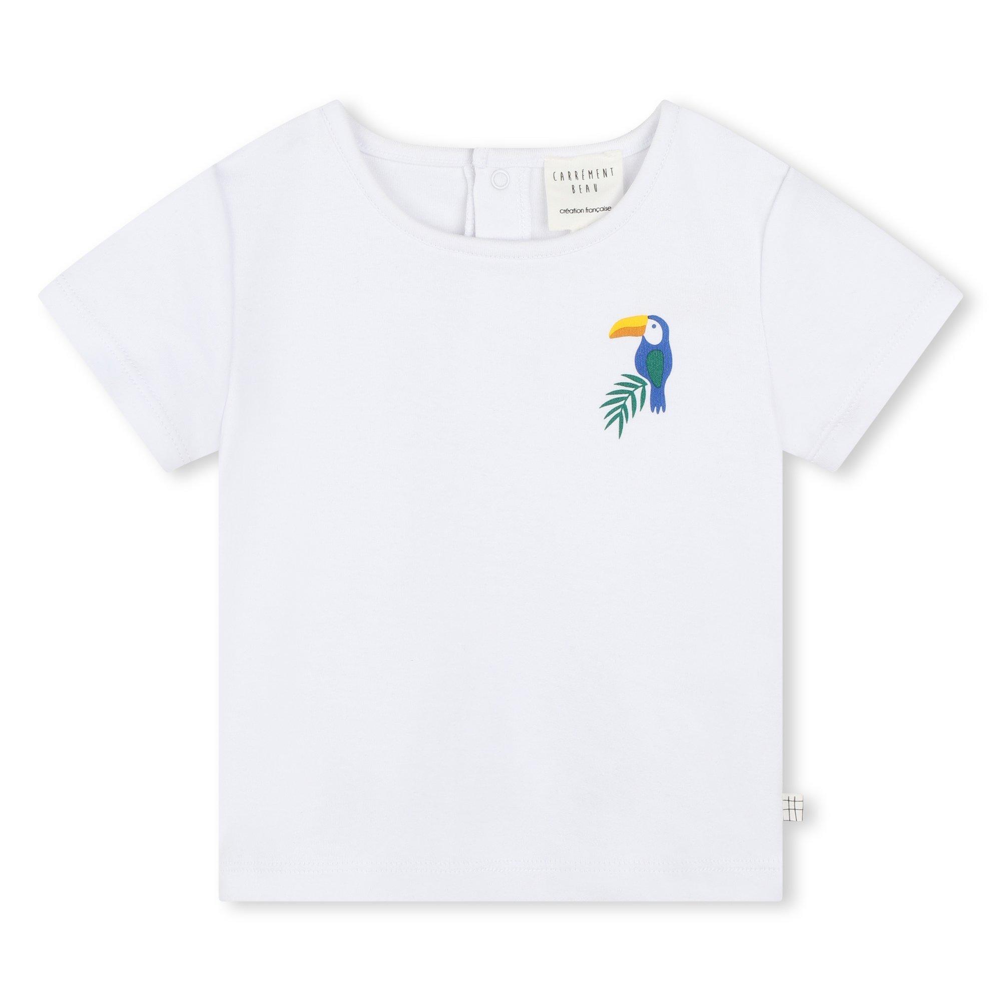 Wht/Off Wht N01 - Carrement Beau - Kids' T-Shirt and Shorts Set - 3
