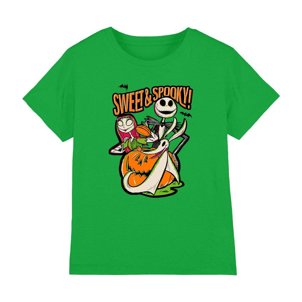 Dark Green - Disney - The Nightmare Before Christmas Spooky kids t-shirt - 1