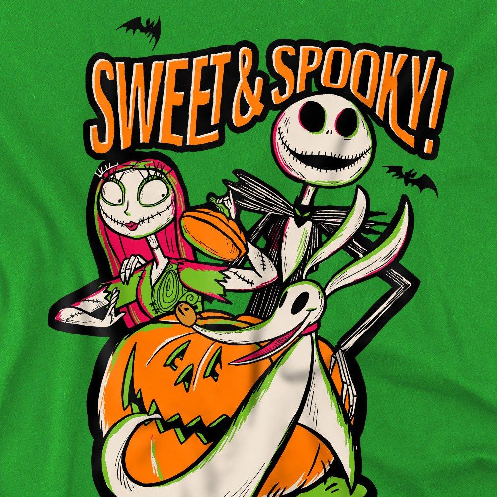 Dark Green - Disney - The Nightmare Before Christmas Spooky kids t-shirt - 2