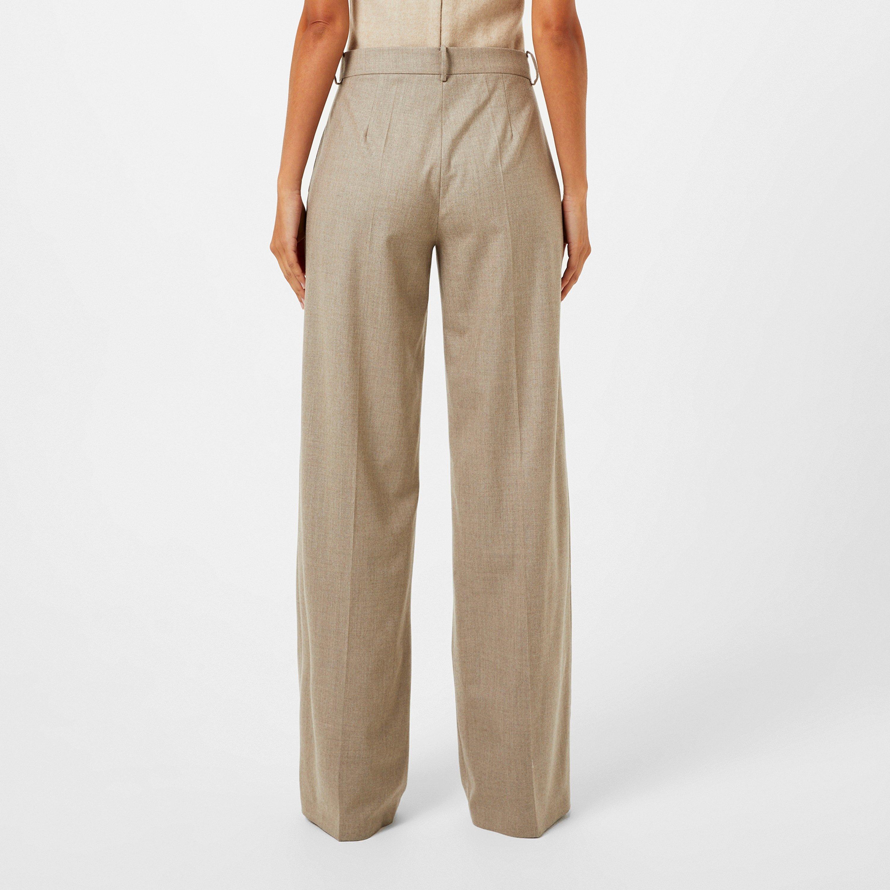 Taupe - Magda Butrym - Cashmere Trousers - 4