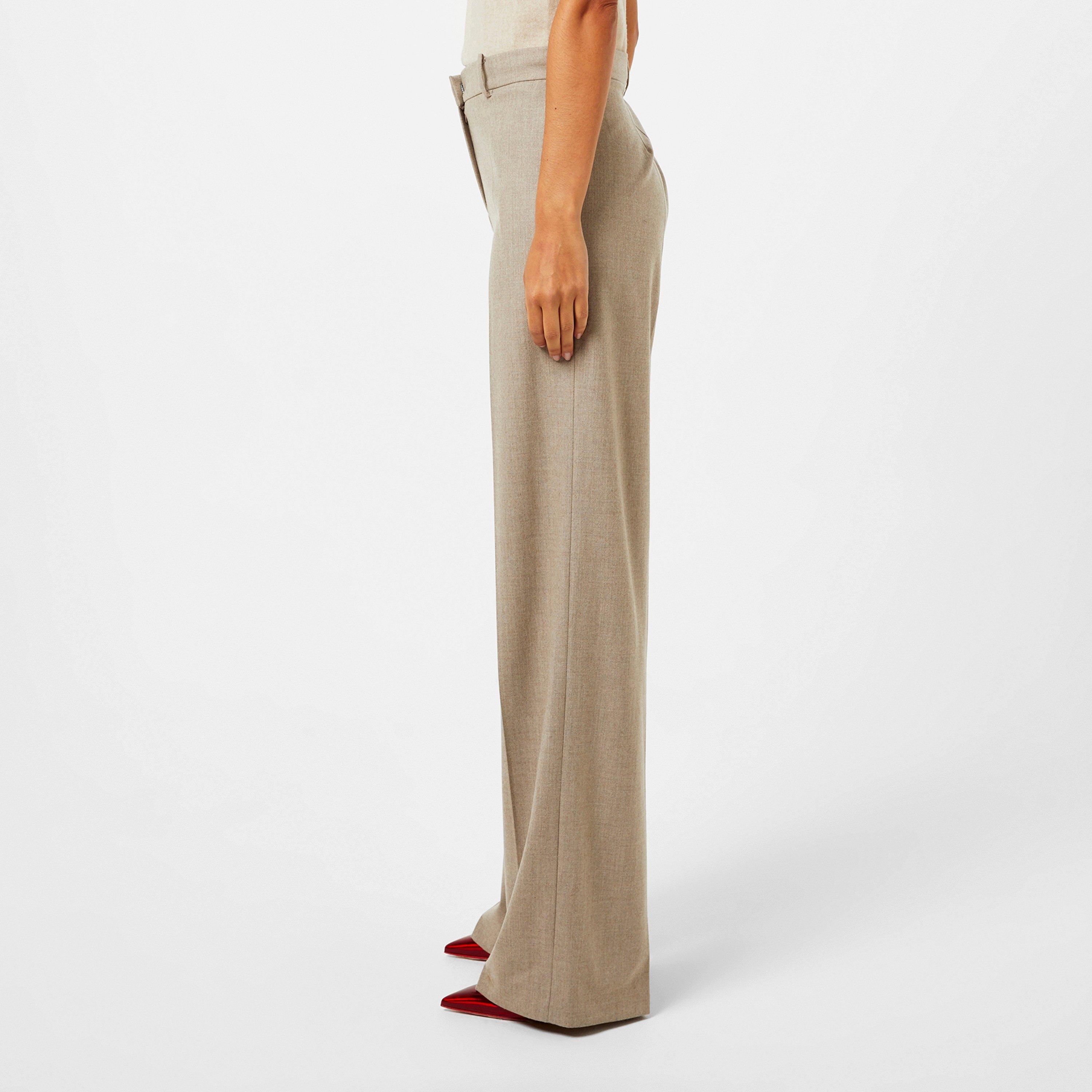 Taupe - Magda Butrym - Cashmere Trousers - 5