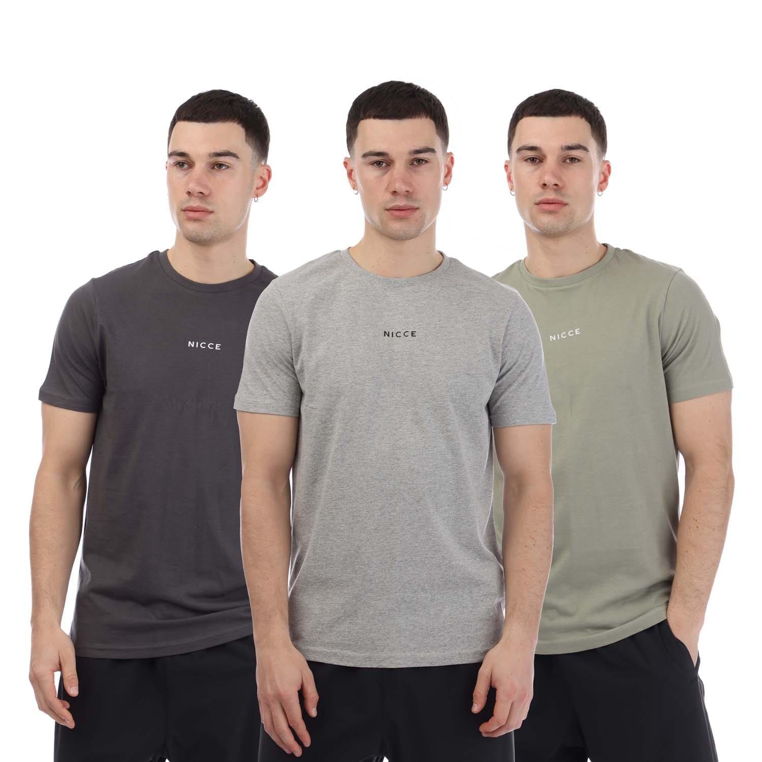 Multi Colour - Nicce - Petras 3 Pack T-Shirts - 1