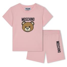 Moschino Bear T Shirt And Short Set Infants