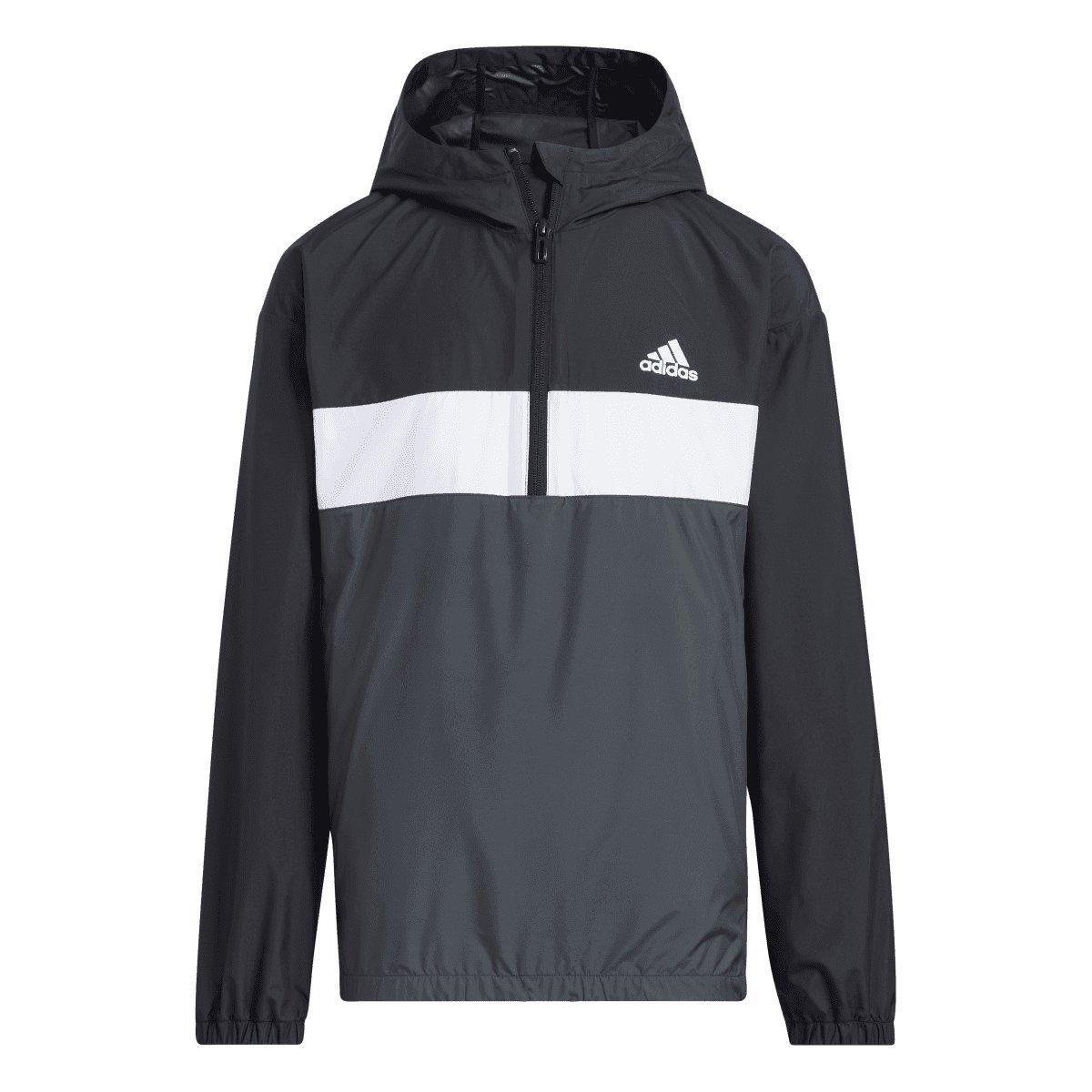Zwart - adidas - Woven Anorak Jacket - 1