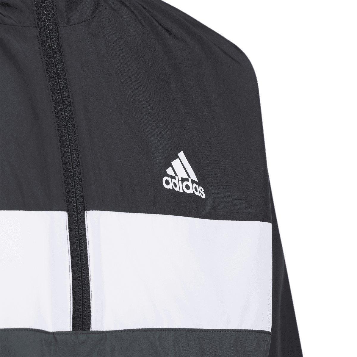 Zwart - adidas - Woven Anorak Jacket - 4