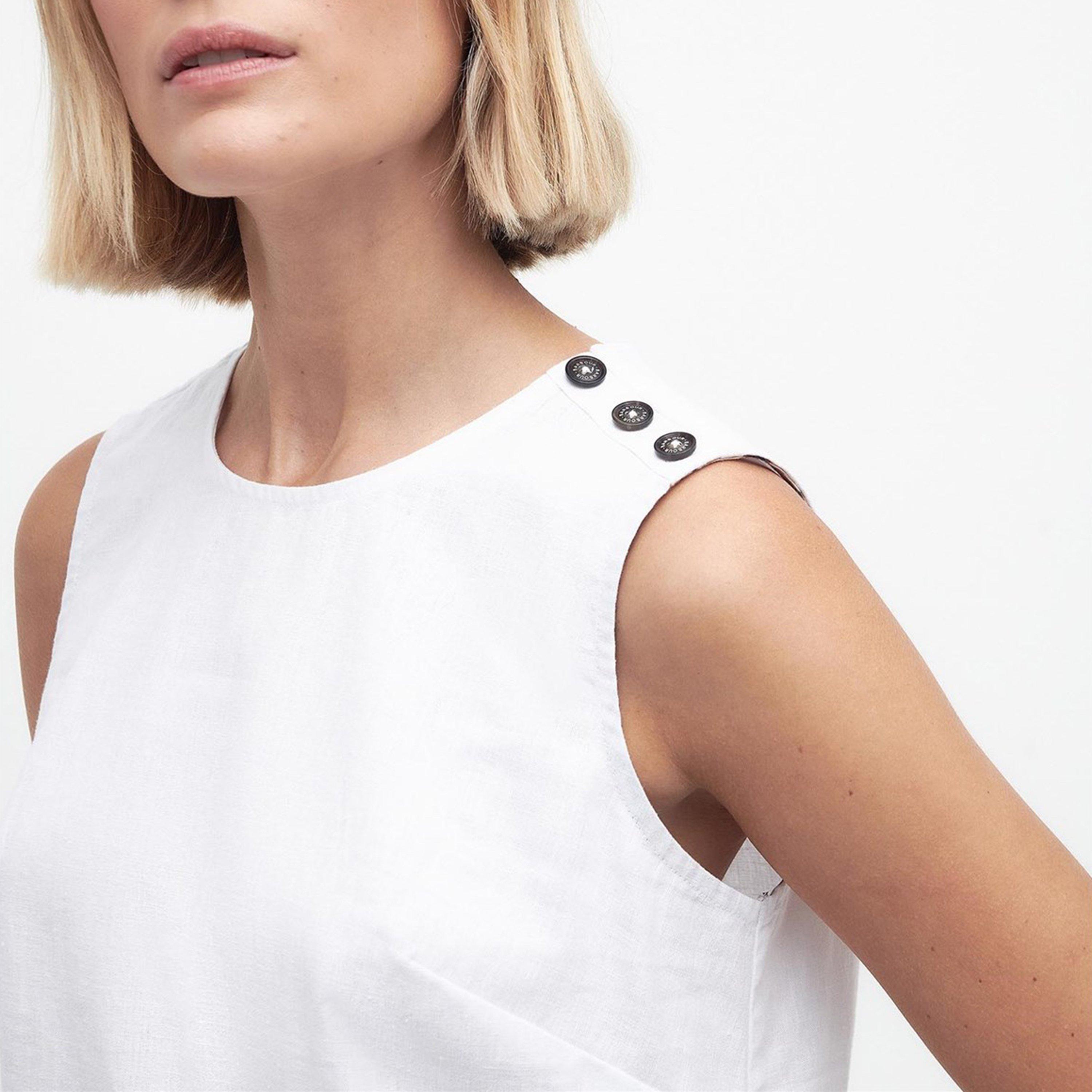 White - Barbour - Bathgate Tank Top - 4