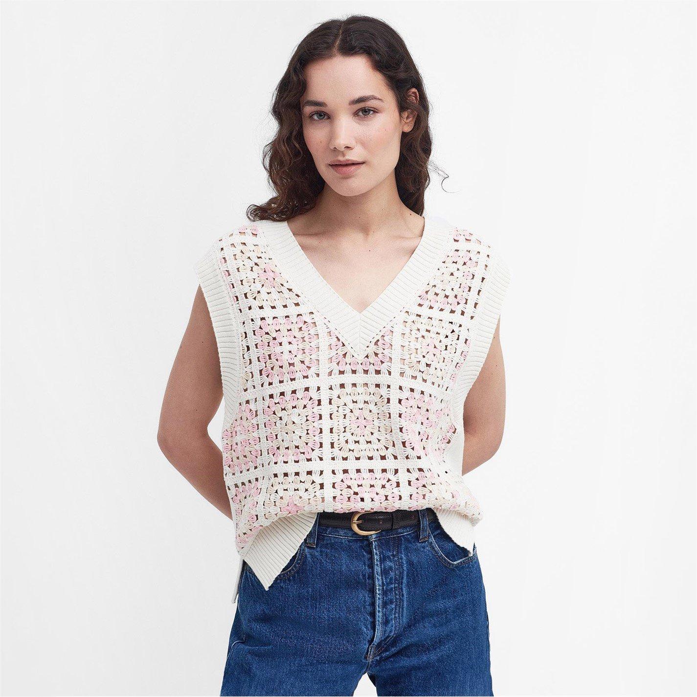 Multi - Barbour - Falmouth V-Neck Sweater Vest - 2