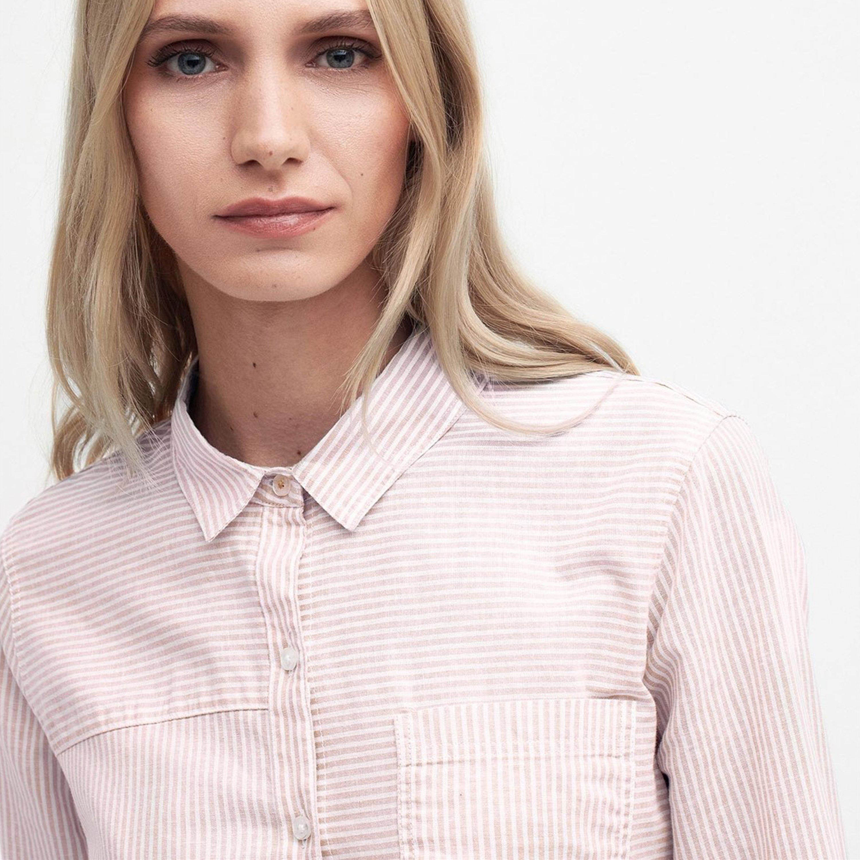 Pink Stripe - Barbour - Beachfront Shirt - 4