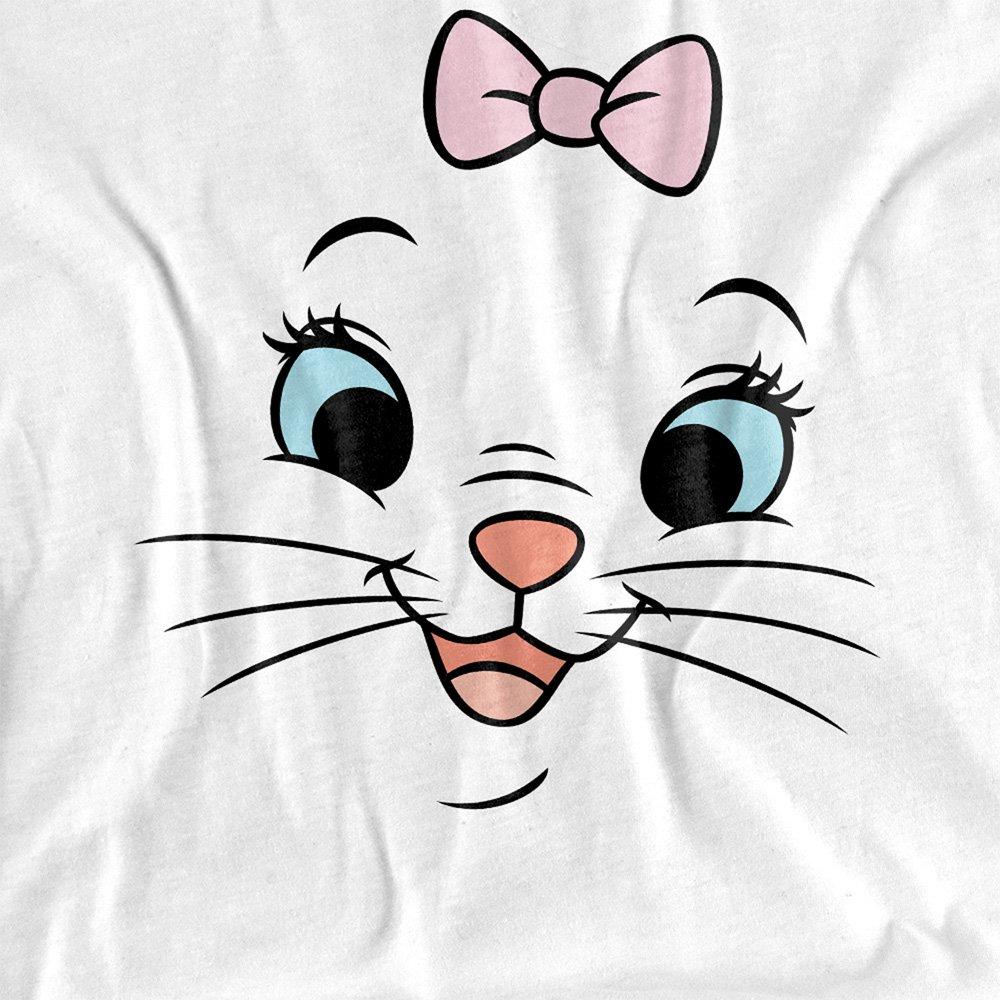 White - Disney - Disney Marie Face Kids T-Shirt White - 2