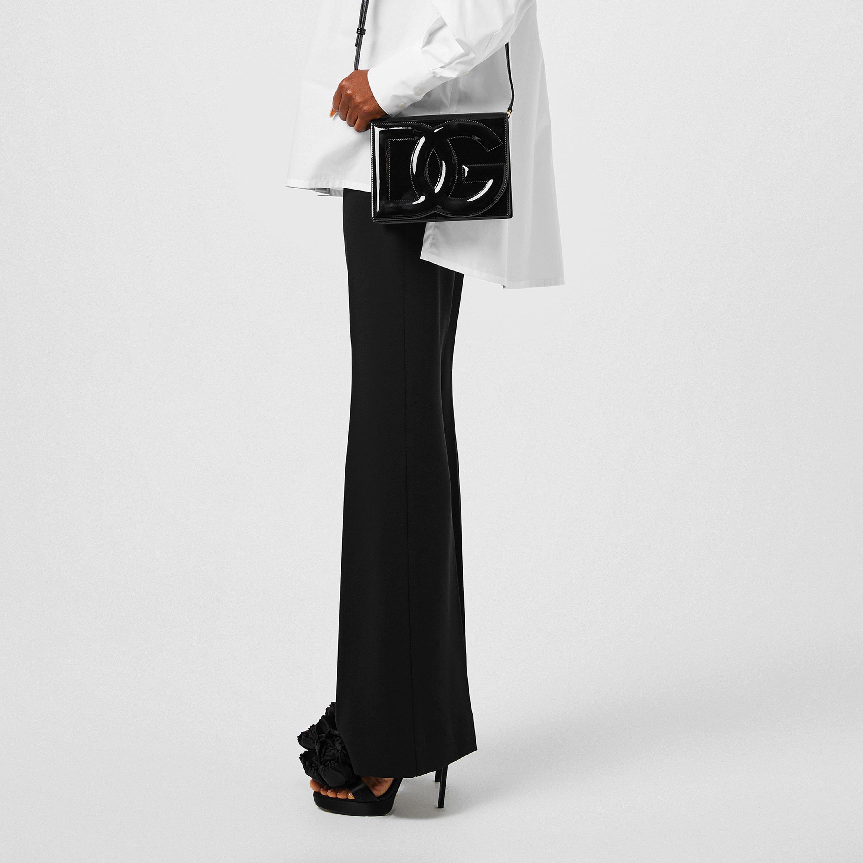 NERO - Dolce and Gabbana - Stretch Jersey Flared Pants - 2