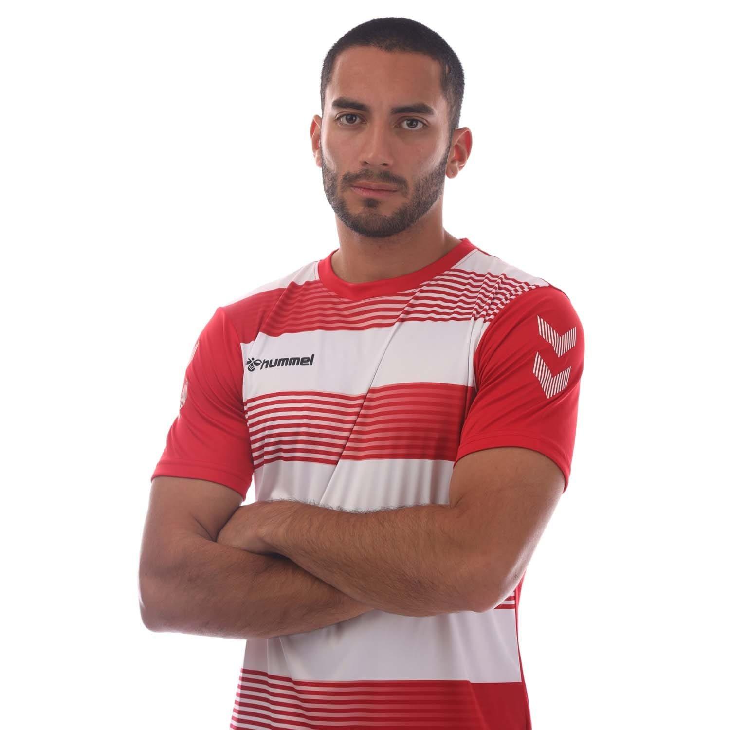 Red White - Hummel - Hoop T-Shirt - 2