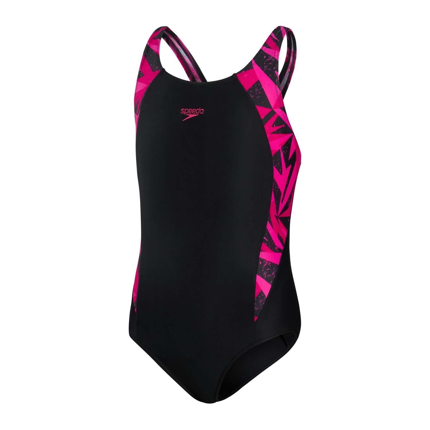 Black Pink - Speedo - Hyperboom Splice Muscleback Swimsuit - 1