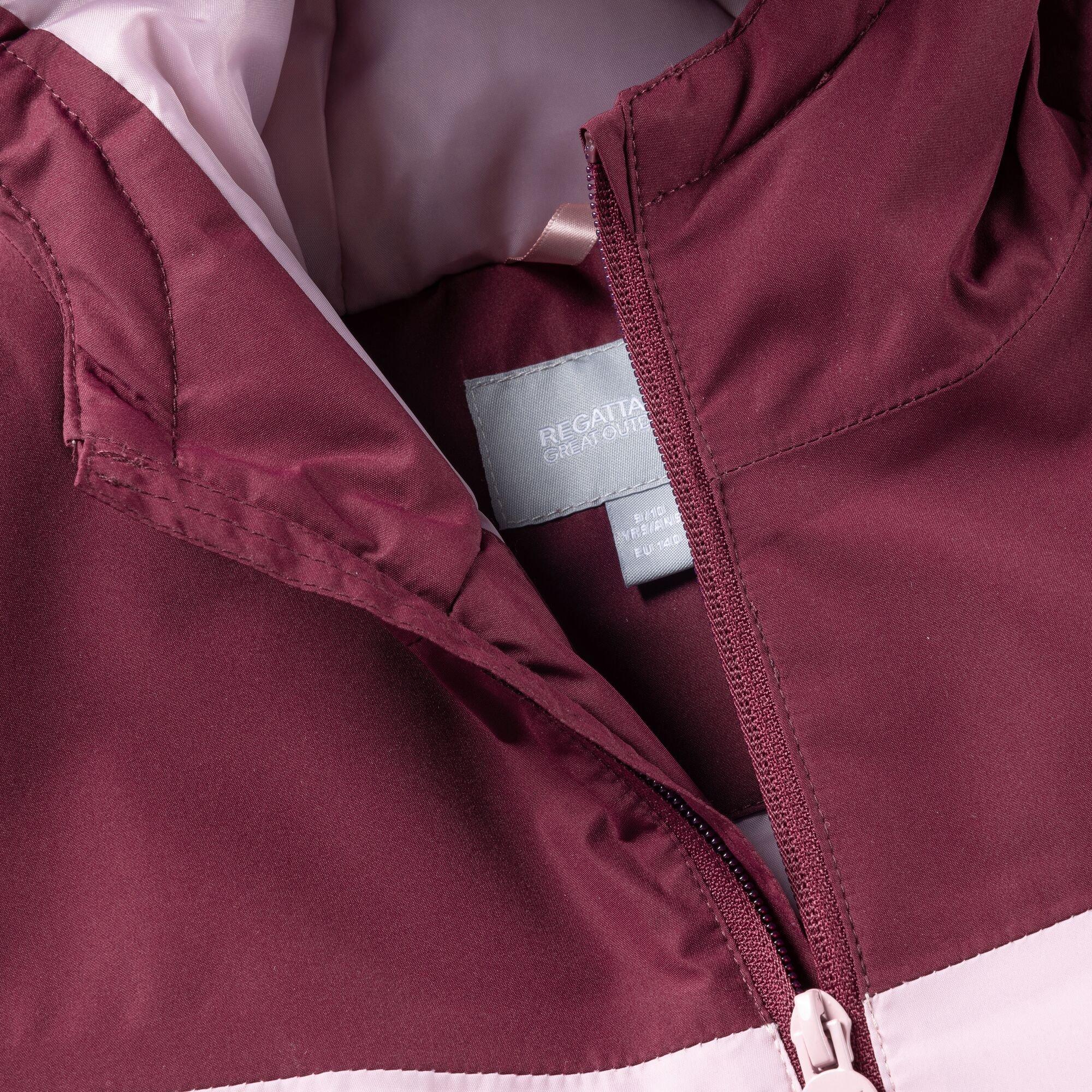 Fig/Powder Lila - Regatta - Kids Beamz Waterproof Jacket - 12