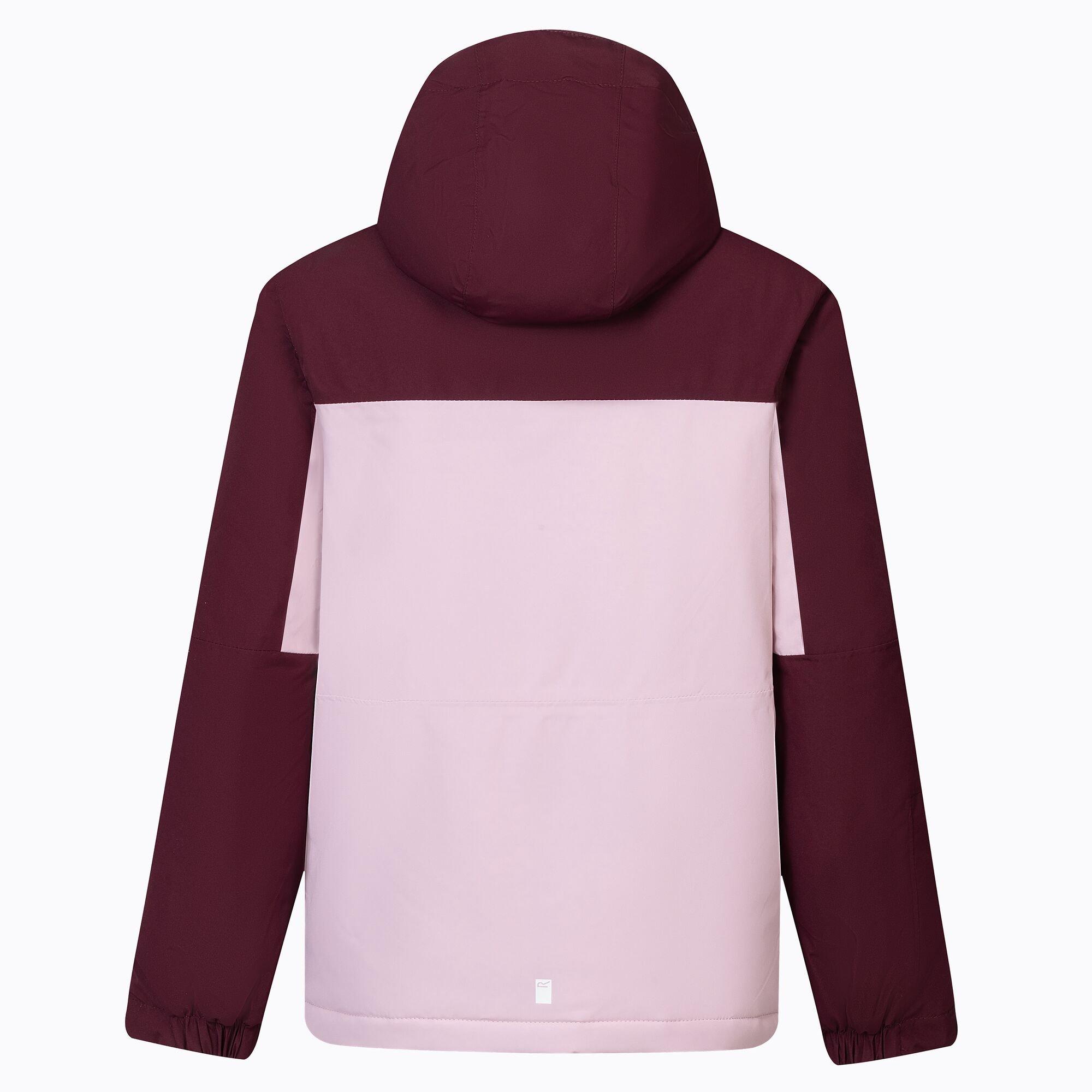 Fig/Powder Lila - Regatta - Kids Beamz Waterproof Jacket - 10