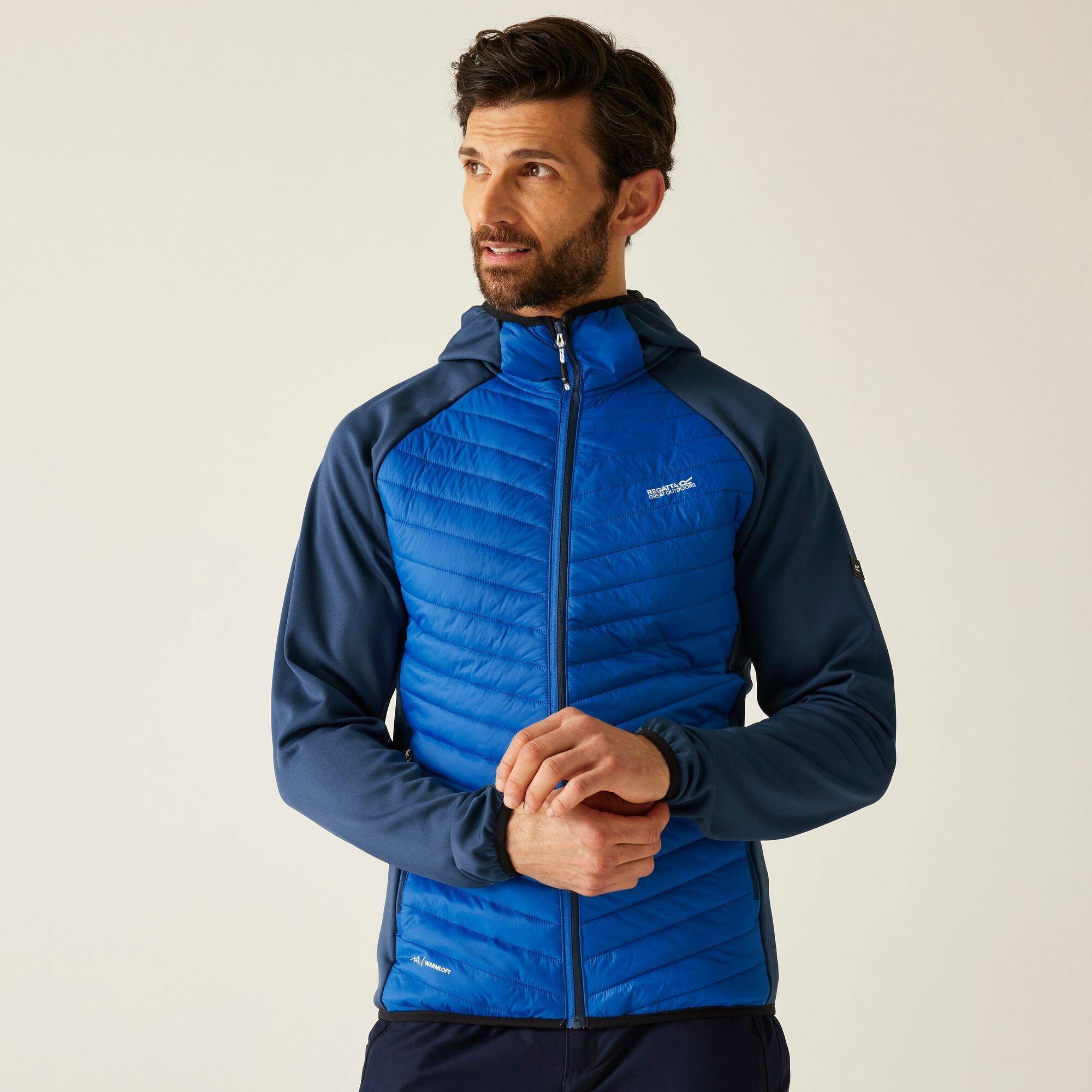 Navy Blue - Regatta - Mens Andreson Hybrid Water-Repellent Jacket - 1