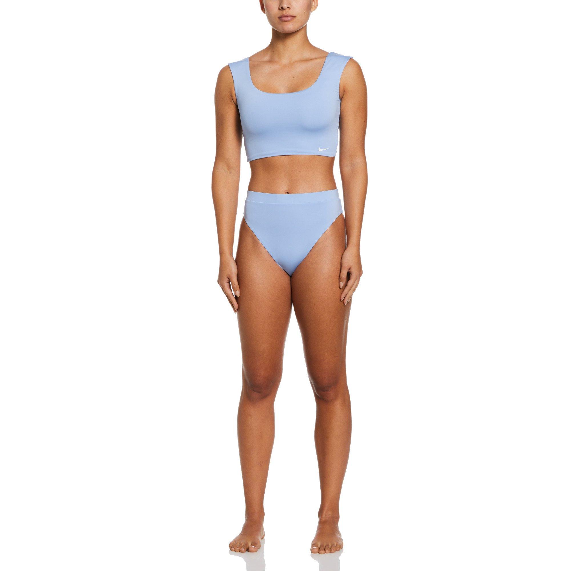 Cobalt Bliss - Nike - Essentials Swim Crop Top - 2