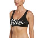 Noir - Nike - Multi Logo Bikini Top Womens - 1