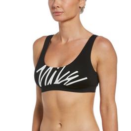 Nike Multi Logo Bikini Top Womens