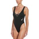 Noir - Nike - Sneakerkini U-Back One-Piece Swimsuit Womens