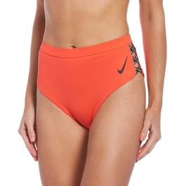 Nike Reversible High Waisted Bikini Bottoms Womens