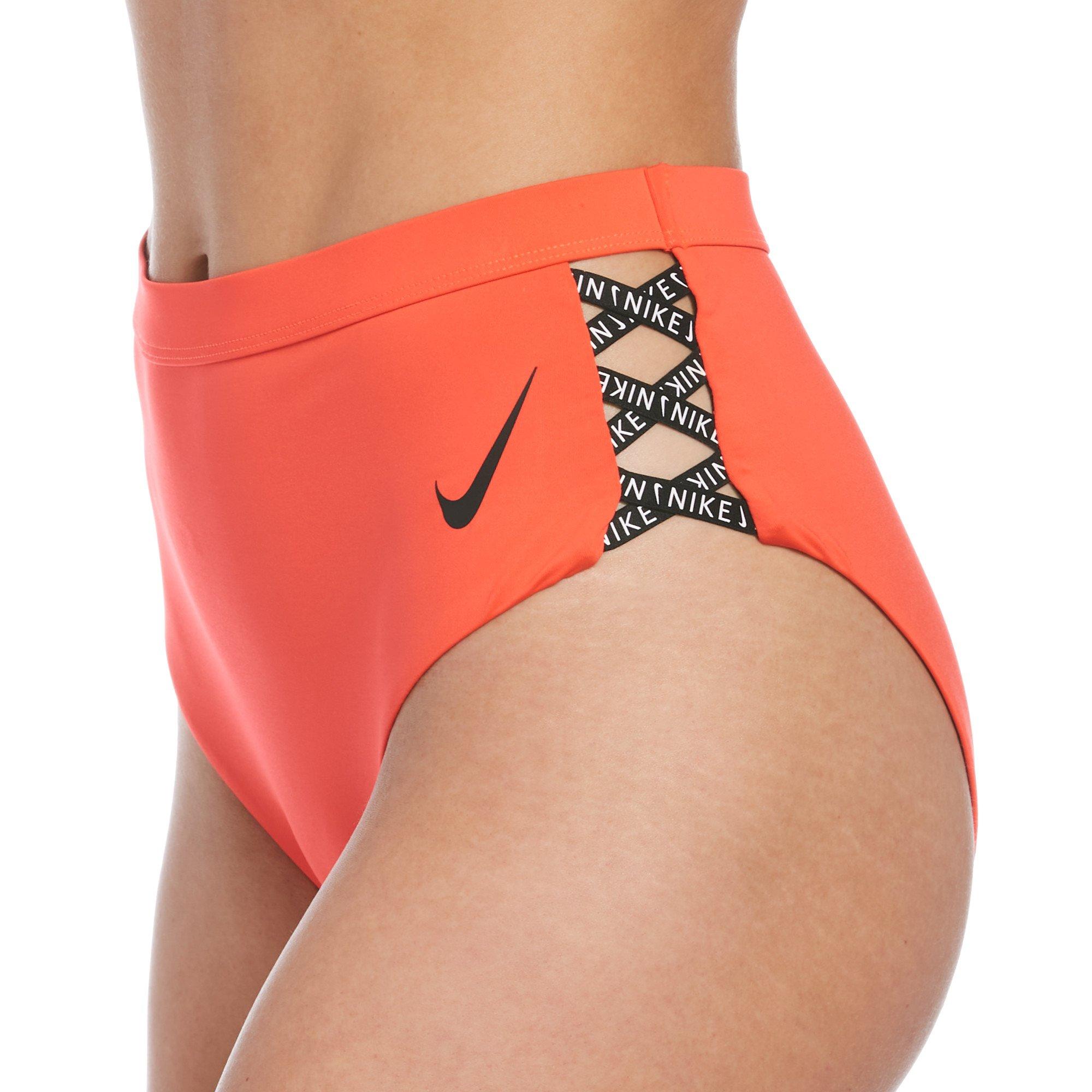 Brillante Carmesí. - Nike - Swim Sneakerkini High Waist Cheeky Bottom - 2