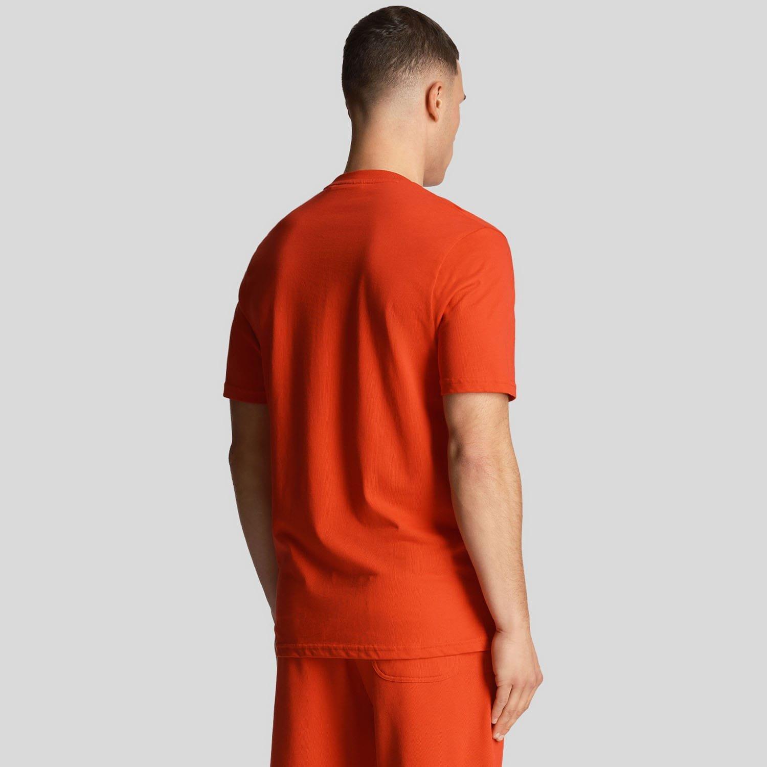 Red - Lyle and Scott - Plain T-Shirt - 3