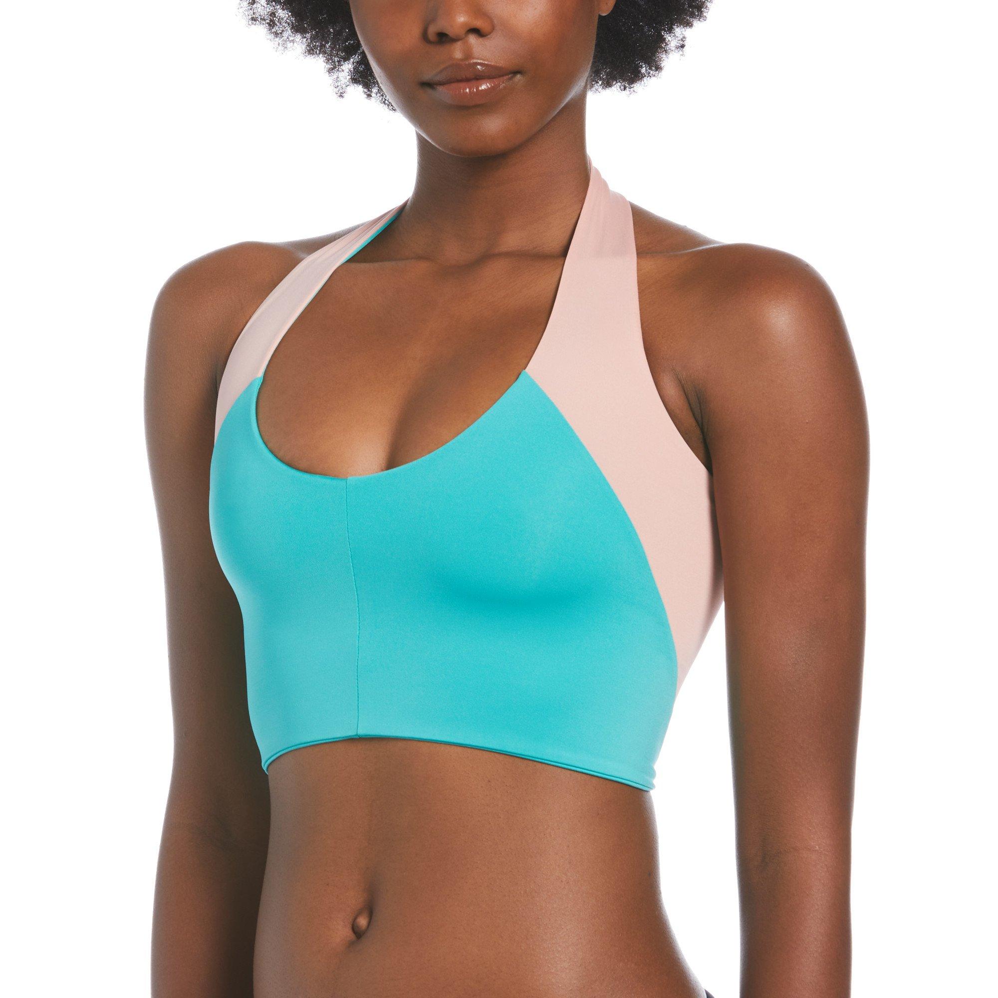 Oprana tirkizna - Nike - Swimming Icon Colourblock 3 in 1 Bikini Top - 4
