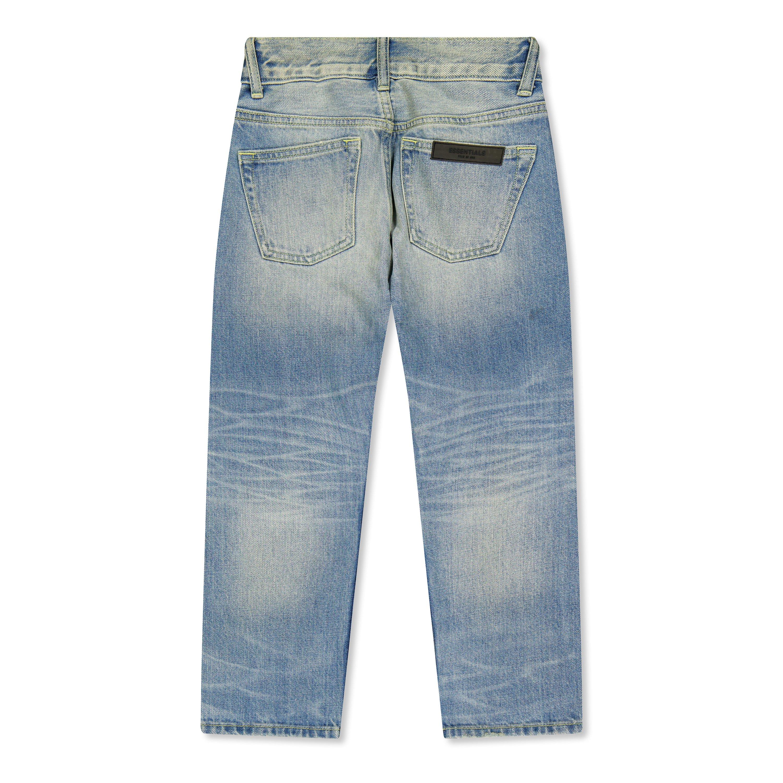 Indigo - Fear Of God Essentials - Unisex Kids' 5 Pocket Straight Leg Jeans - 2