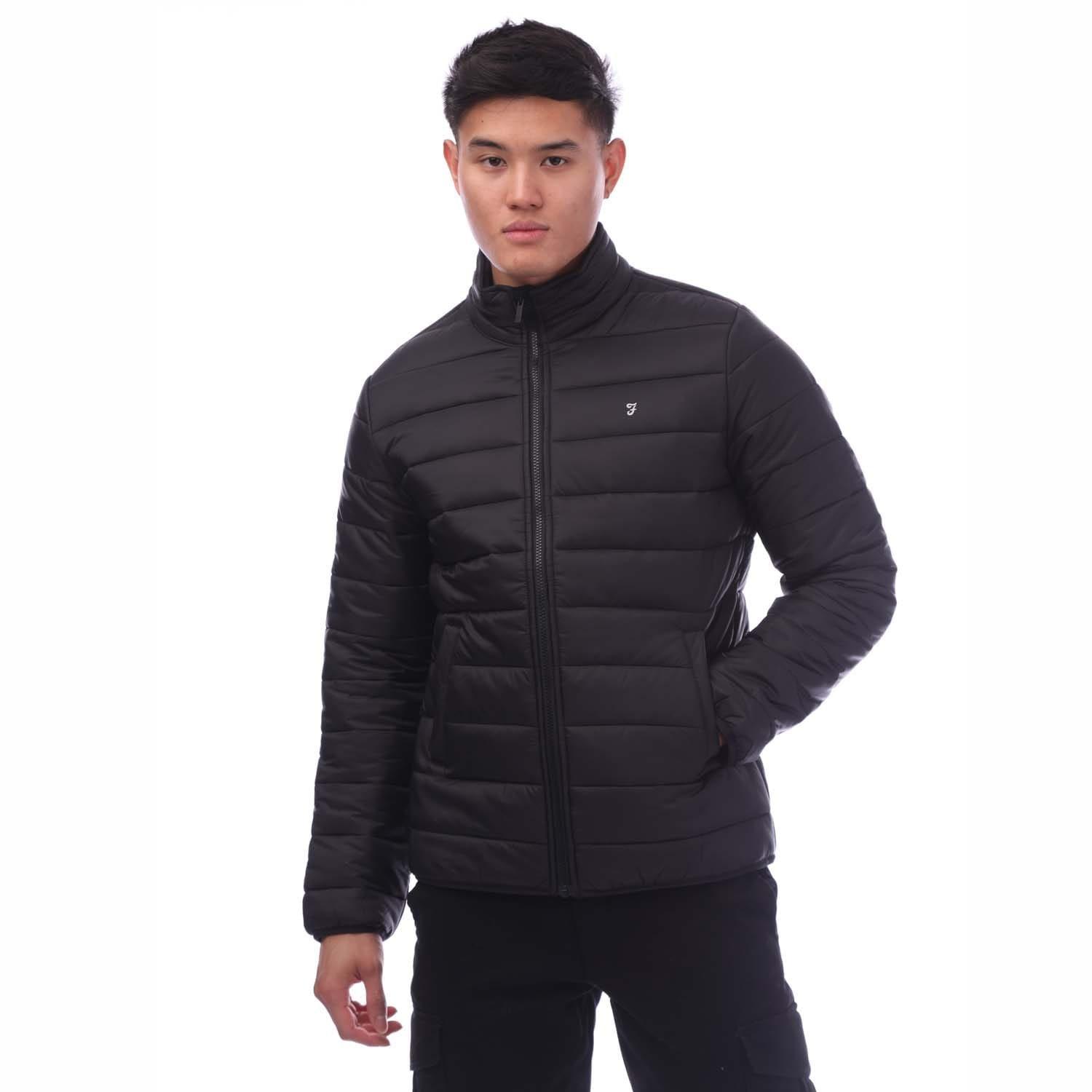 Black - Farah - Samson Padded Jacket - 1