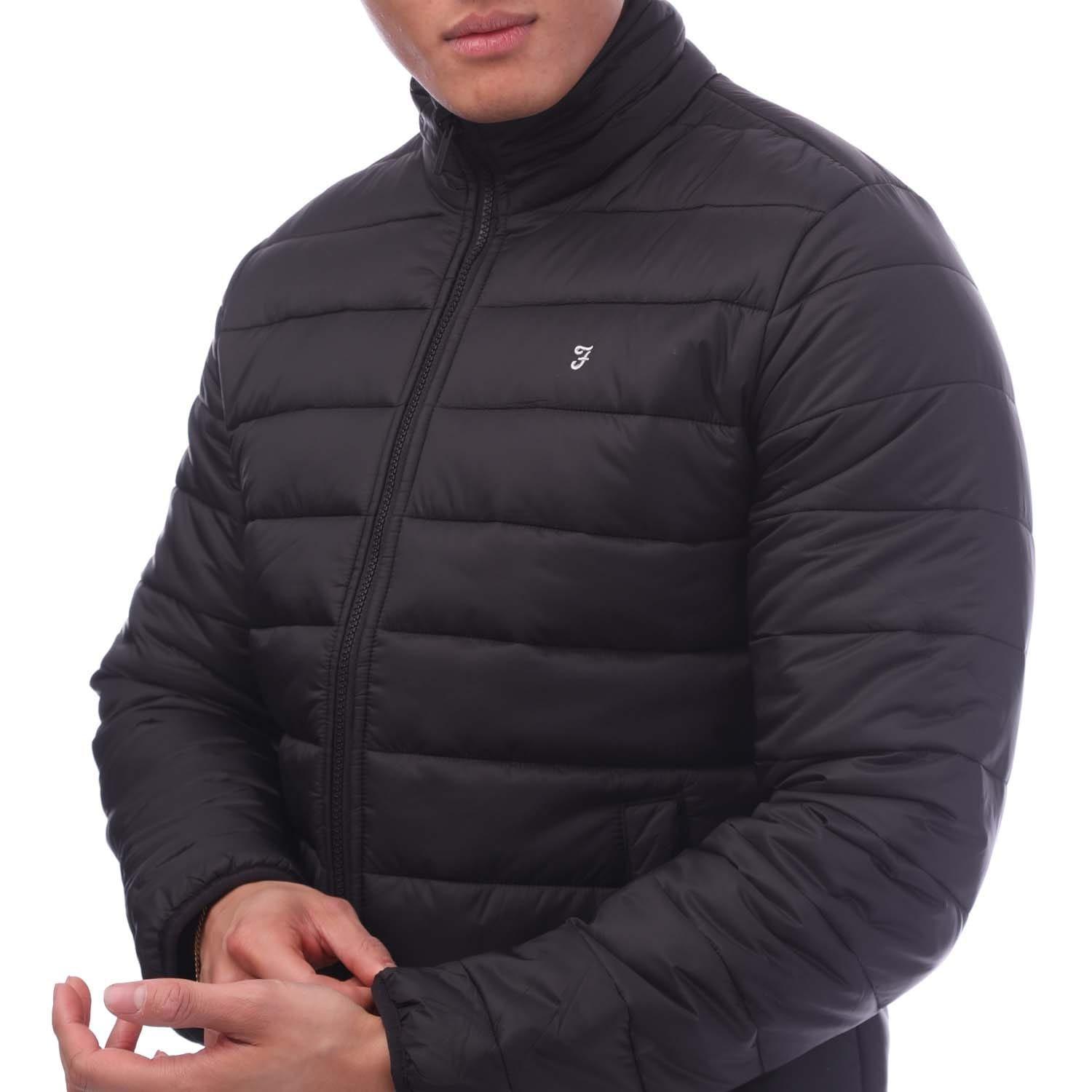 Black - Farah - Samson Padded Jacket - 3