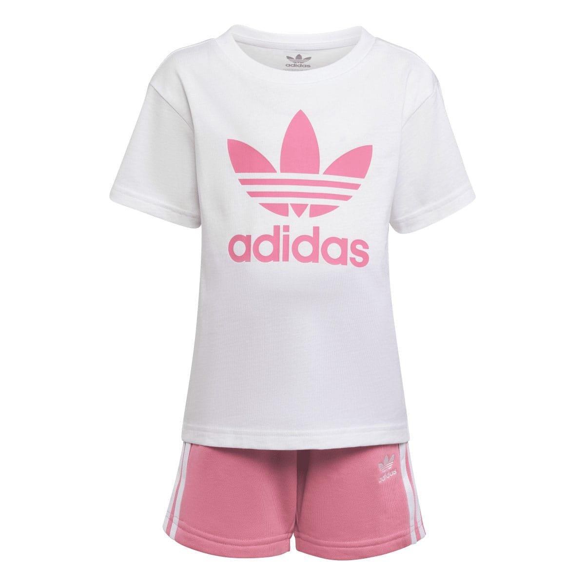 Rose - adidas Originals - Adicolor Shorts & T-Shirt Set - 2