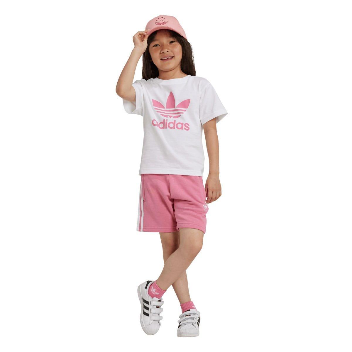 Rose - adidas Originals - Adicolor Shorts & T-Shirt Set - 5