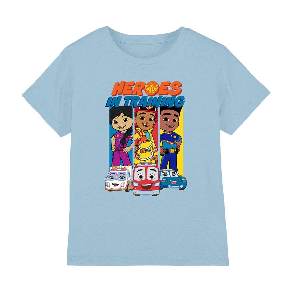 Light Blue - Disney - Firebuds Heroes In Training Kids T-Shirt Light Bl - 1